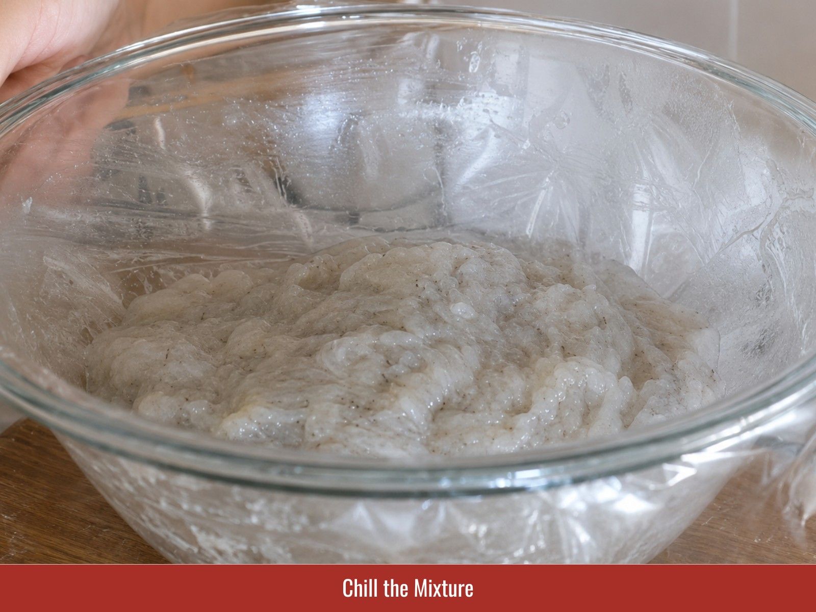 Chill shrimp paste before shaping