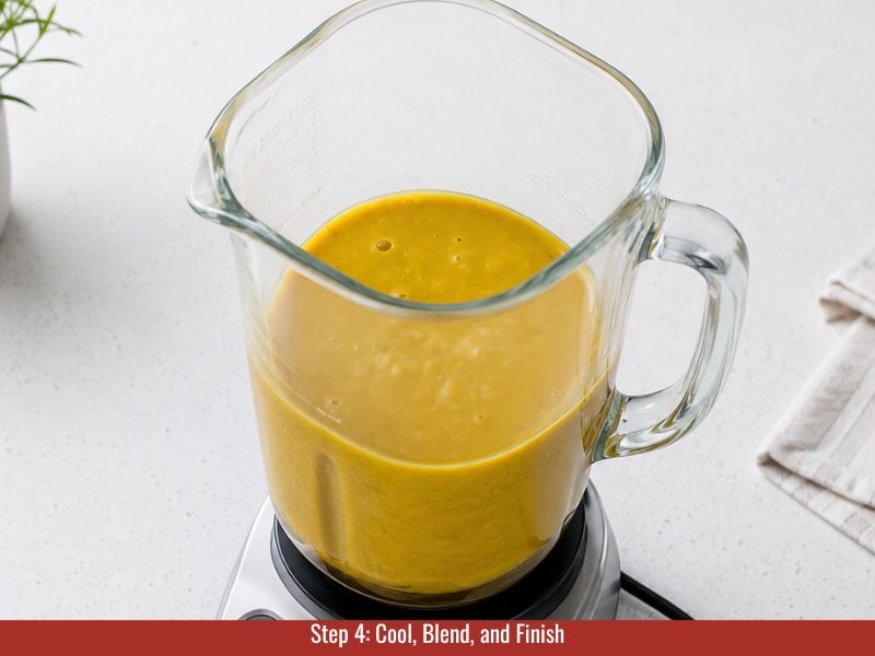 Blend Scotch bonnet hot sauce until smooth