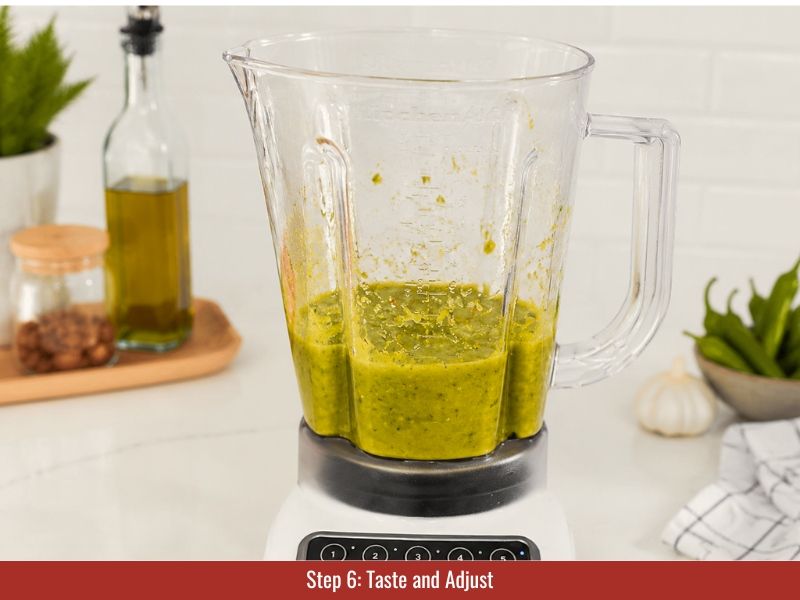 Adjust serrano hot sauce flavor