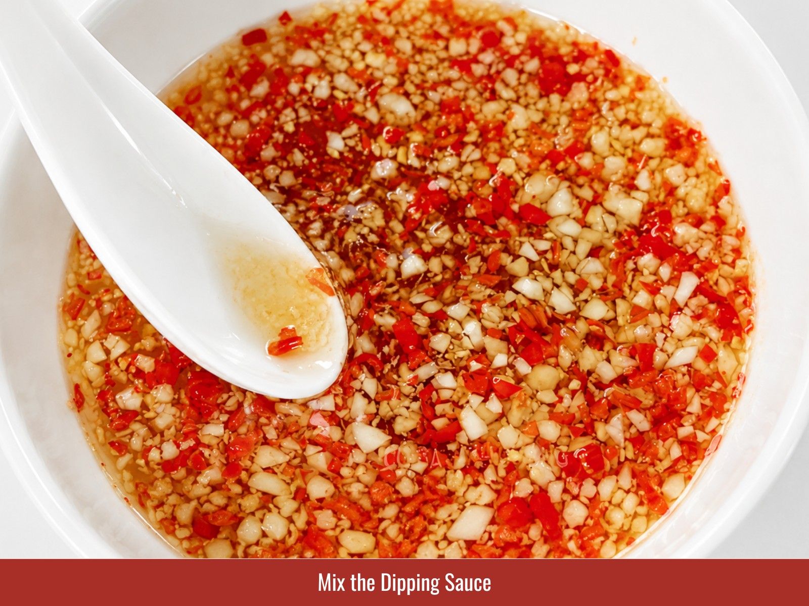 Mix chao tom dipping sauce