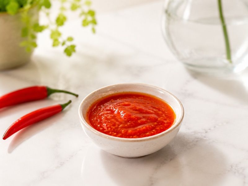 Thai chili hot sauce taste