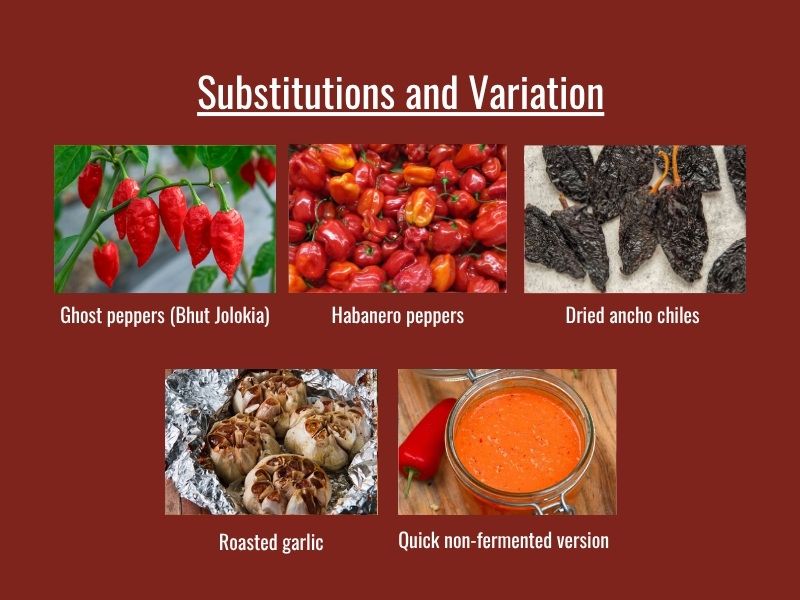 Trinidad Scorpion hot sauce substitutions