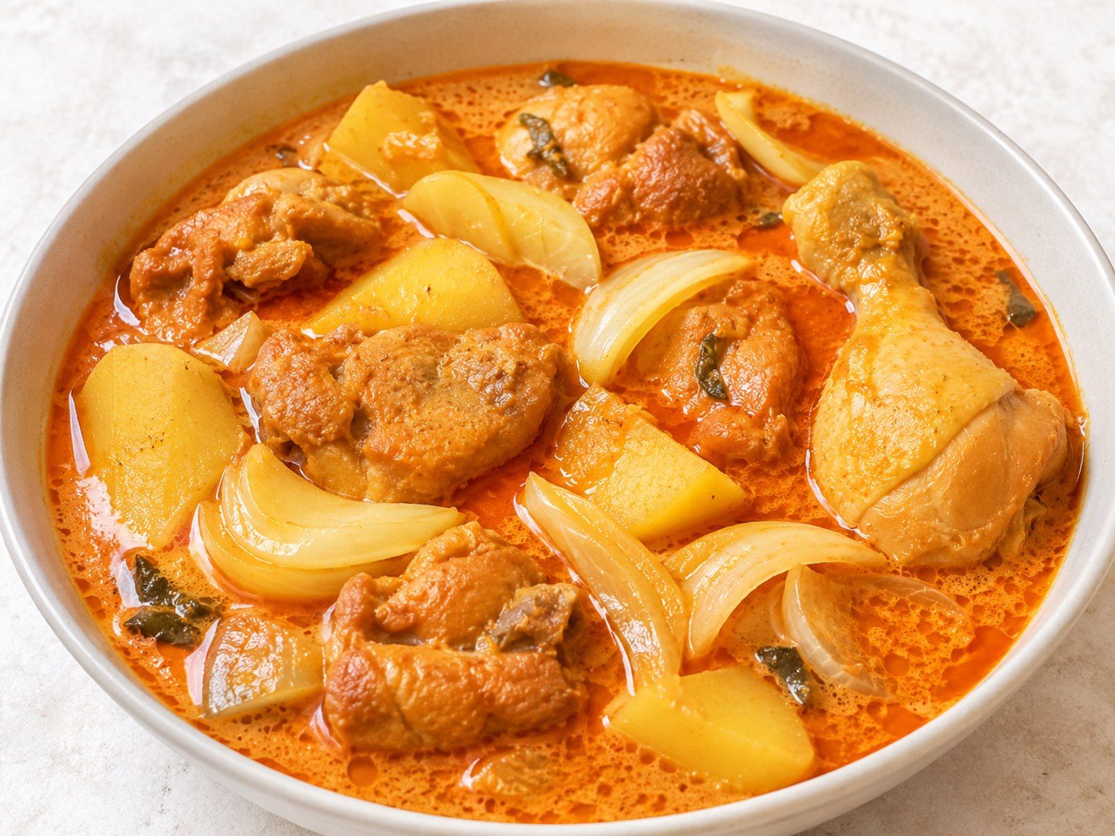 Southern Vietnamese chicken curry with coconut broth
