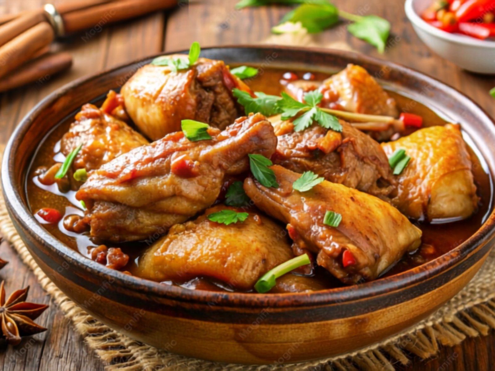 Vietnamese ginger chicken with ginger caramel sauce