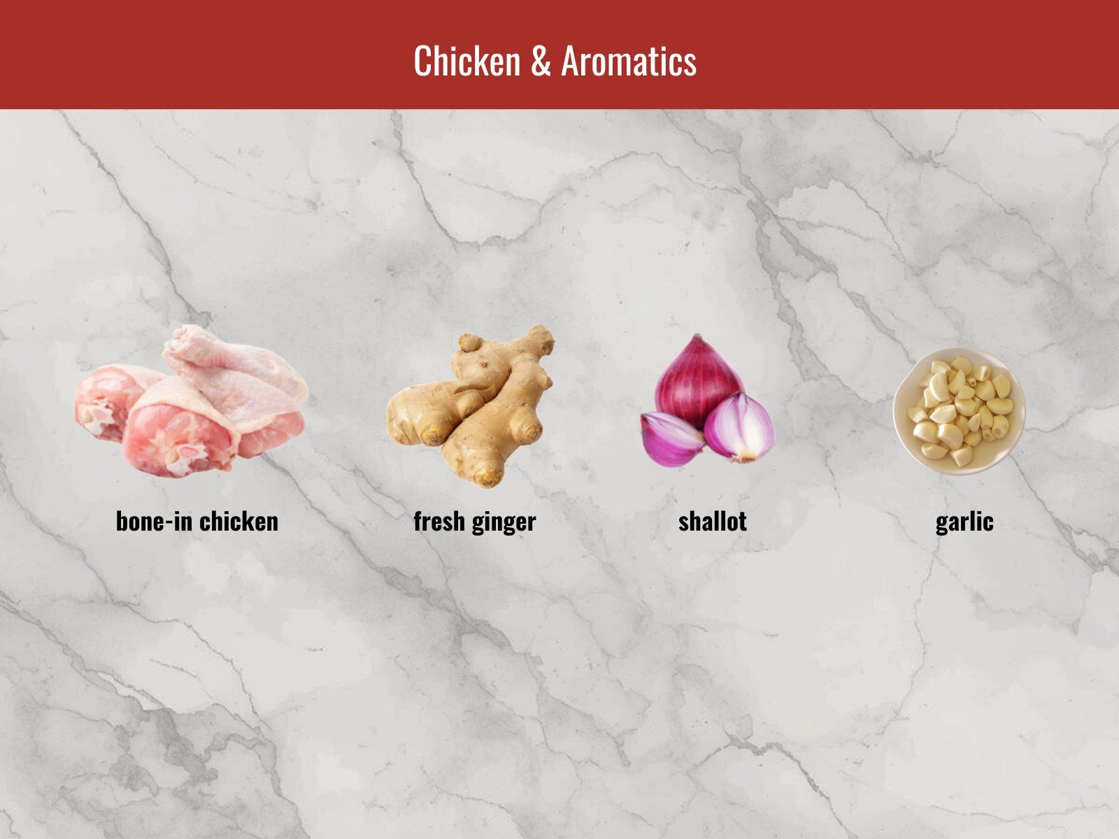 vietnamese ginger chicken aromatics ingredients