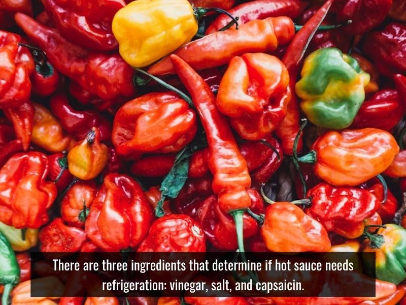 vinegar salt and capsaicin slow bacteria and improve shelf stability
