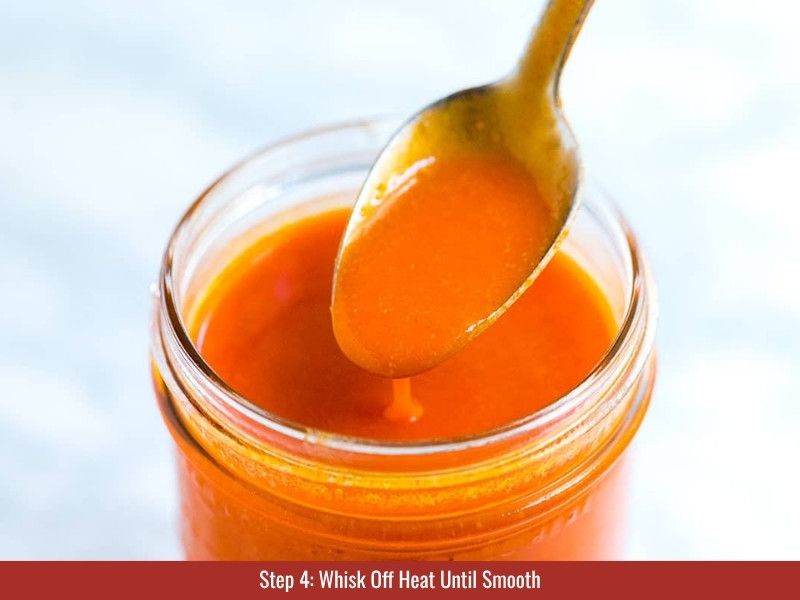 Whisk off heat until smooth, glossy, and properly emulsified.