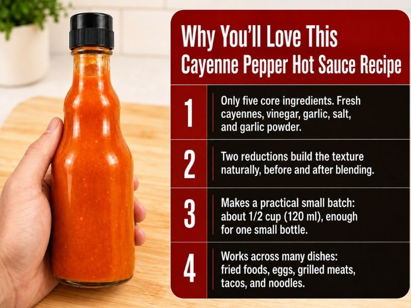 Why love cayenne hot sauce recipe