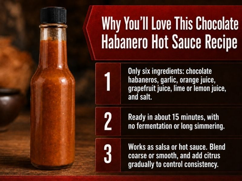 Why you’ll love chocolate habanero hot sauce recipe