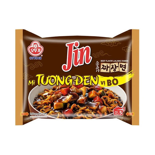 Mì Ottogi Jin tương đen vị bò 135g