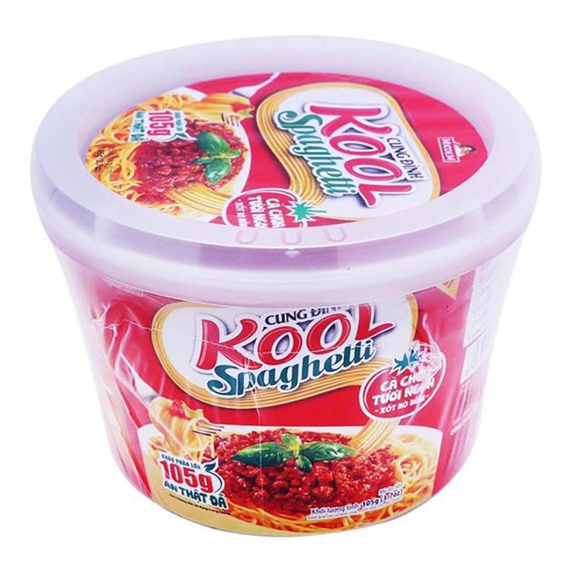 Mì hộp ăn liền Cung Đình Kool Micoem Spaghetti sốt bò bằm bát 105g