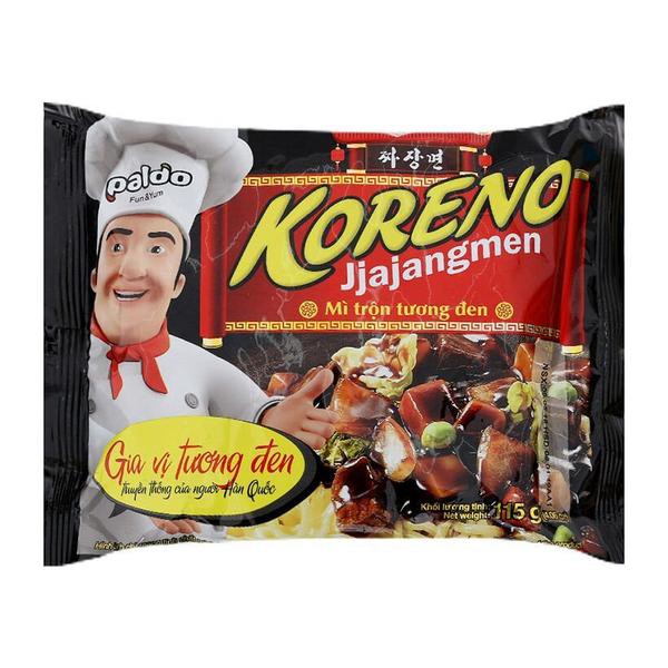 Mì trộn ăn liền tương đen Koreno Jjajangmen Paldo gói 115g