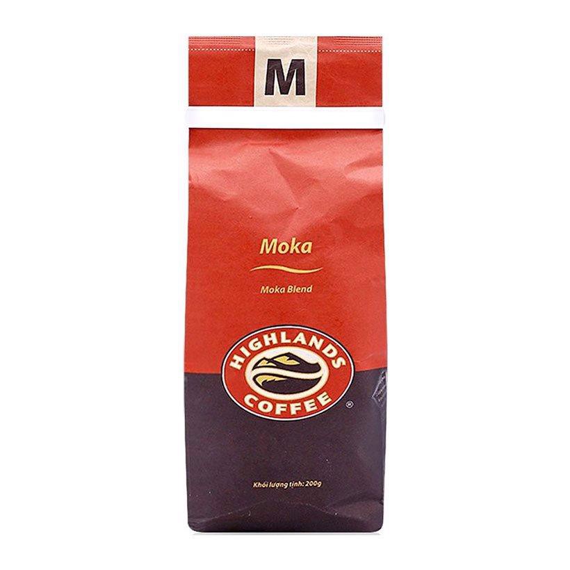 Cà phê Moka Highlands Coffee gói 200g