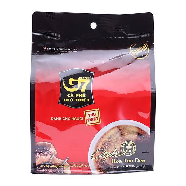 Cà phê đen hòa tan G7 200g (100 góix2g)
