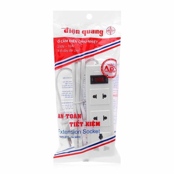 Ổ Cắm Điện Quang 002A-02-2M