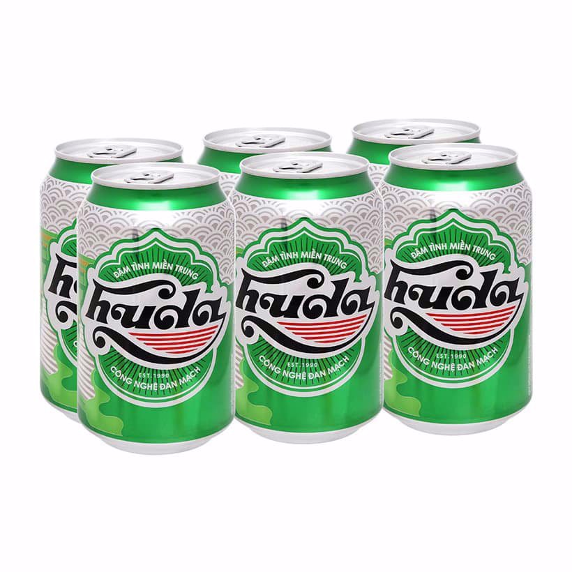 Lốc 6 lon bia Huda Carlsberg 330ml