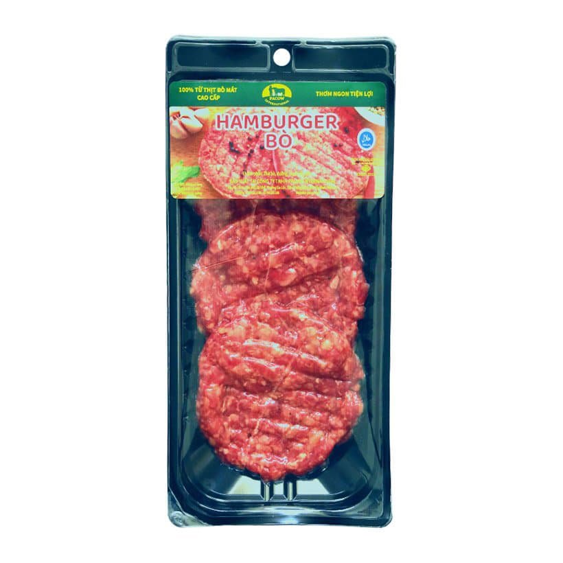Pacow Hamburger bò - Chill 250g