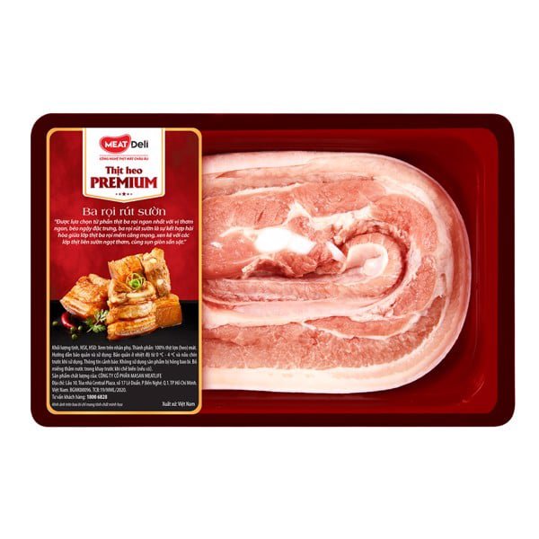 MEATDELI [PRE] Thịt Ba rọi rút sườn (S)