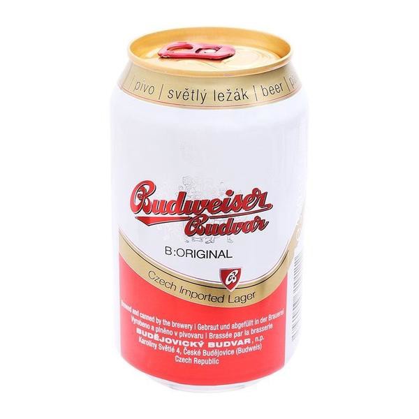 Bia Budweiser Budvar lon 330ml