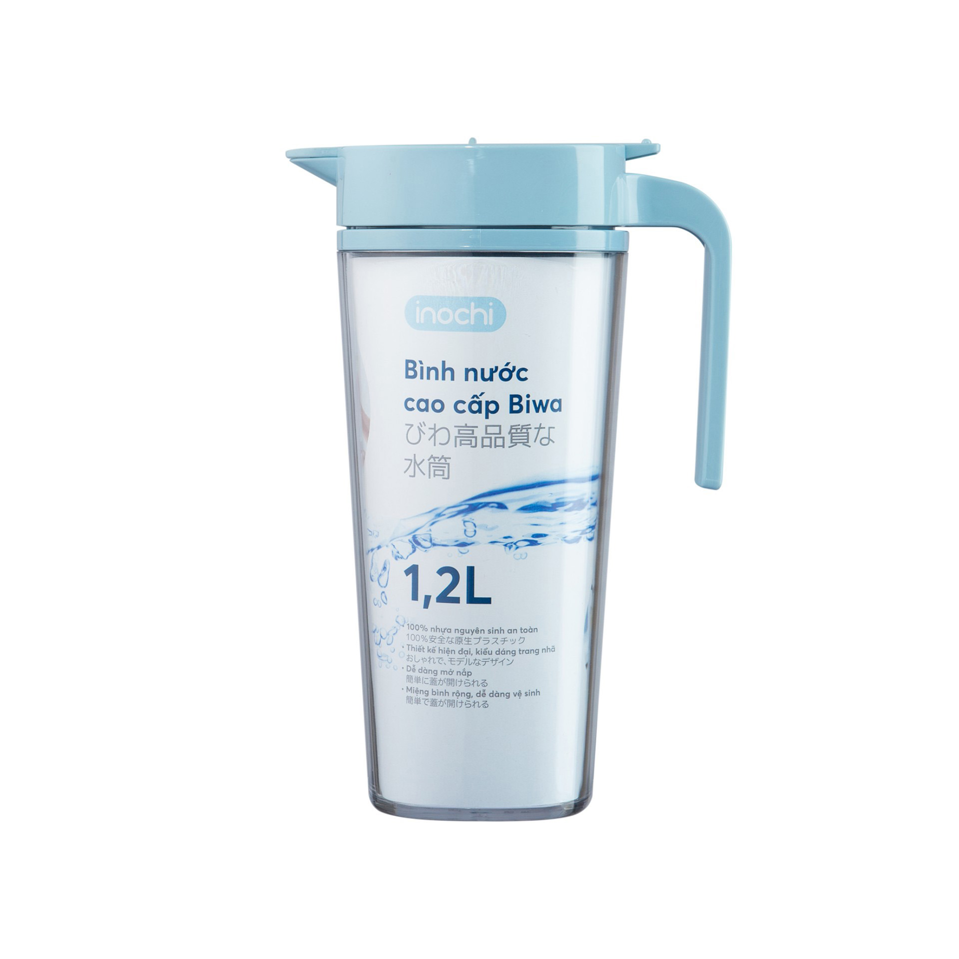 Bình Nước Cao Cấp Inochi Biwa 1.2L