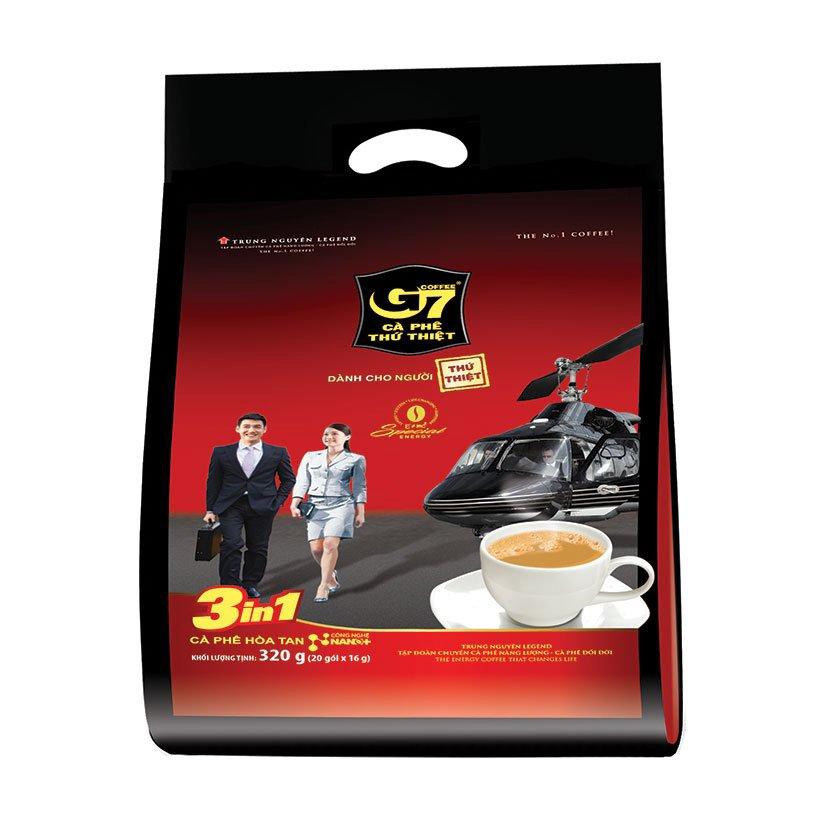 Cà phê hòa tan 3in1 G7 Trung Nguyên gói 20 túi