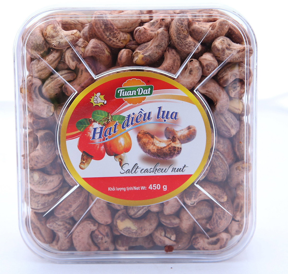 Hạt Điều Lụa Tuấn Đạt Hộp 450g