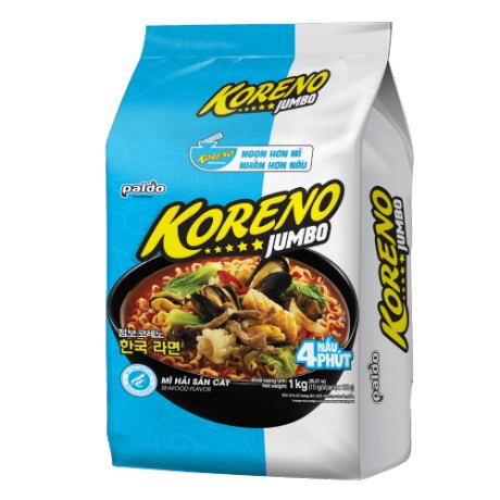 Mì Koreno jumbo hải sản túi 1kg