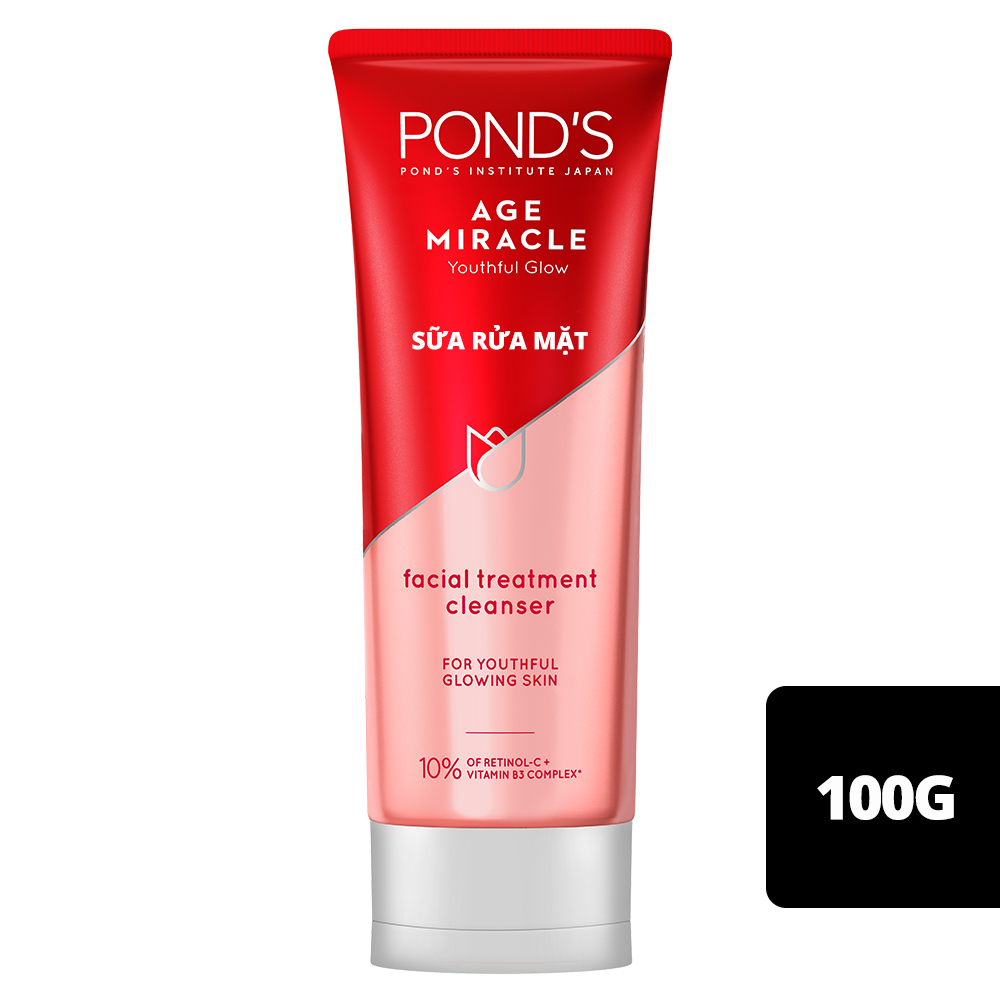 Sữa Rửa Mặt Ngăn Ngừa Lão Hóa Pond's Age Miracle Facial Foam 100g