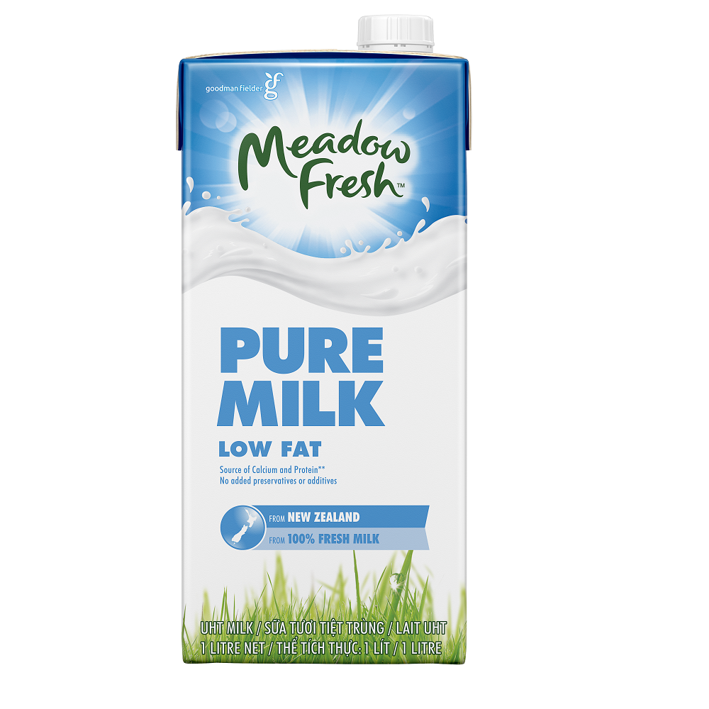 Sữa tươi tiệt trùng ít béo Meadow Fresh hộp 1L
