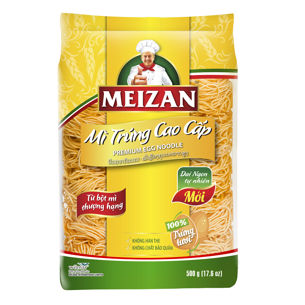 Mì trứng cao cấp Meizan 500g