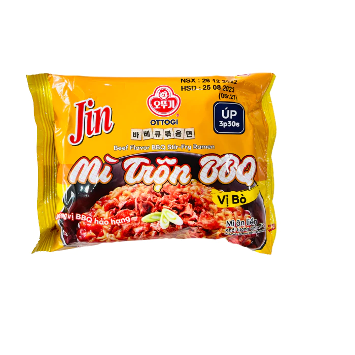Mì trộn Ottogi BBQ vị bò 75g