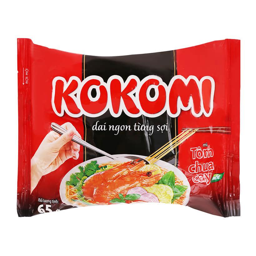 Mì tôm chua cay Kokomi gói 65g