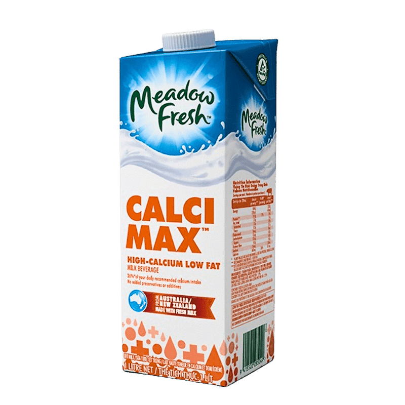 Sữa tươi tiệt trùng Meadow Fresh giàu canxi hộp 1L