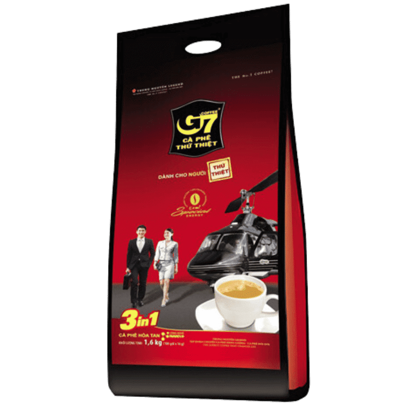 Cà phê thứ thiệt 3in1 G7 Trung Nguyên gói 1600g