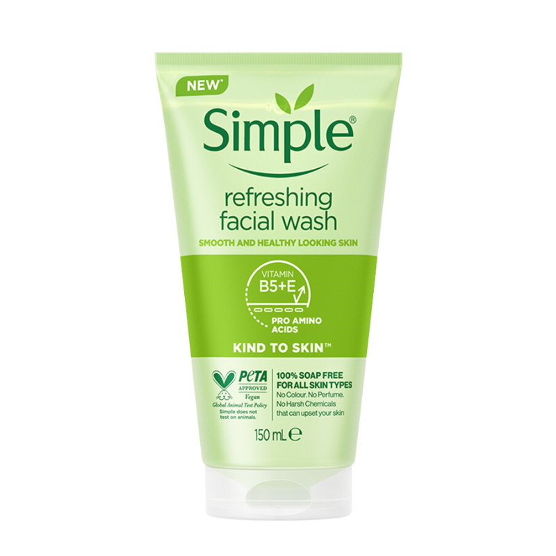 Sữa Rửa Mặt Dạng Gel Simple Chai 150ml
