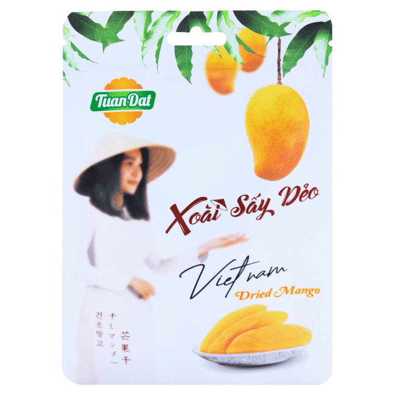 Xoài Sấy Dẻo Tuấn Đạt Gói 500g
