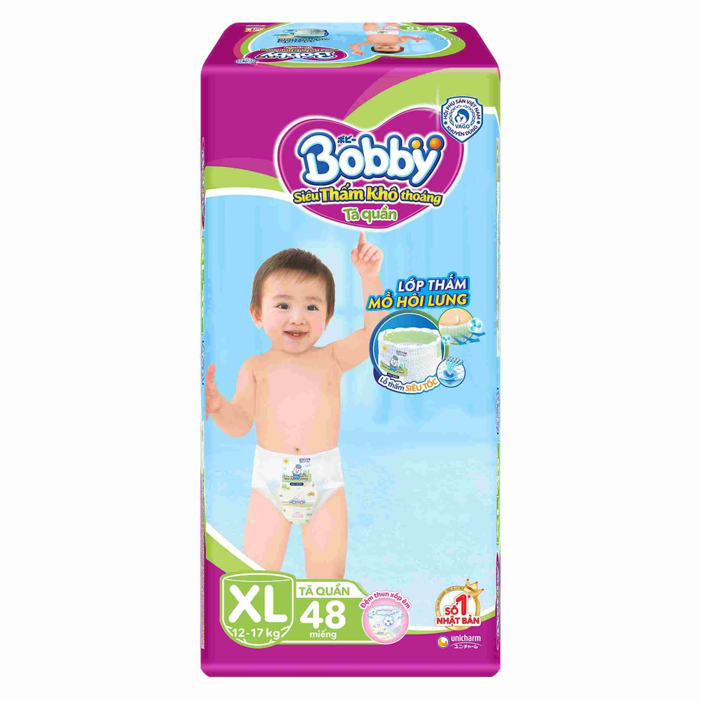 Tã quần Bobby XL48 48 miếng