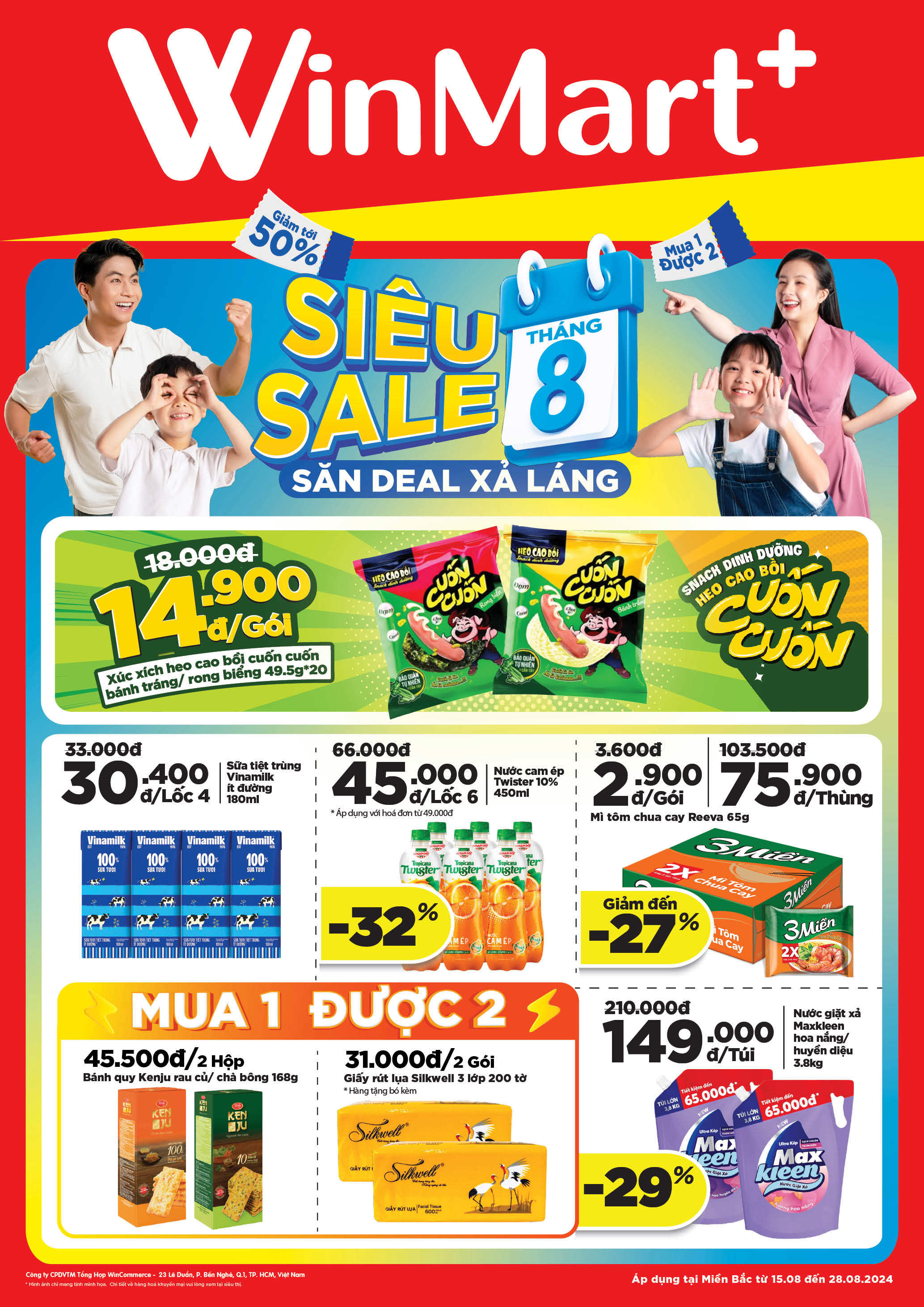 Cẩm Nang Mua sắm WinMart Plus từ 15.08- 28.08 khu vực Miền Bắc_Rural