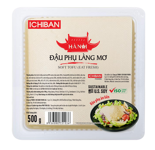 Đậu phụ làng mơ Ichiban hộp 500g