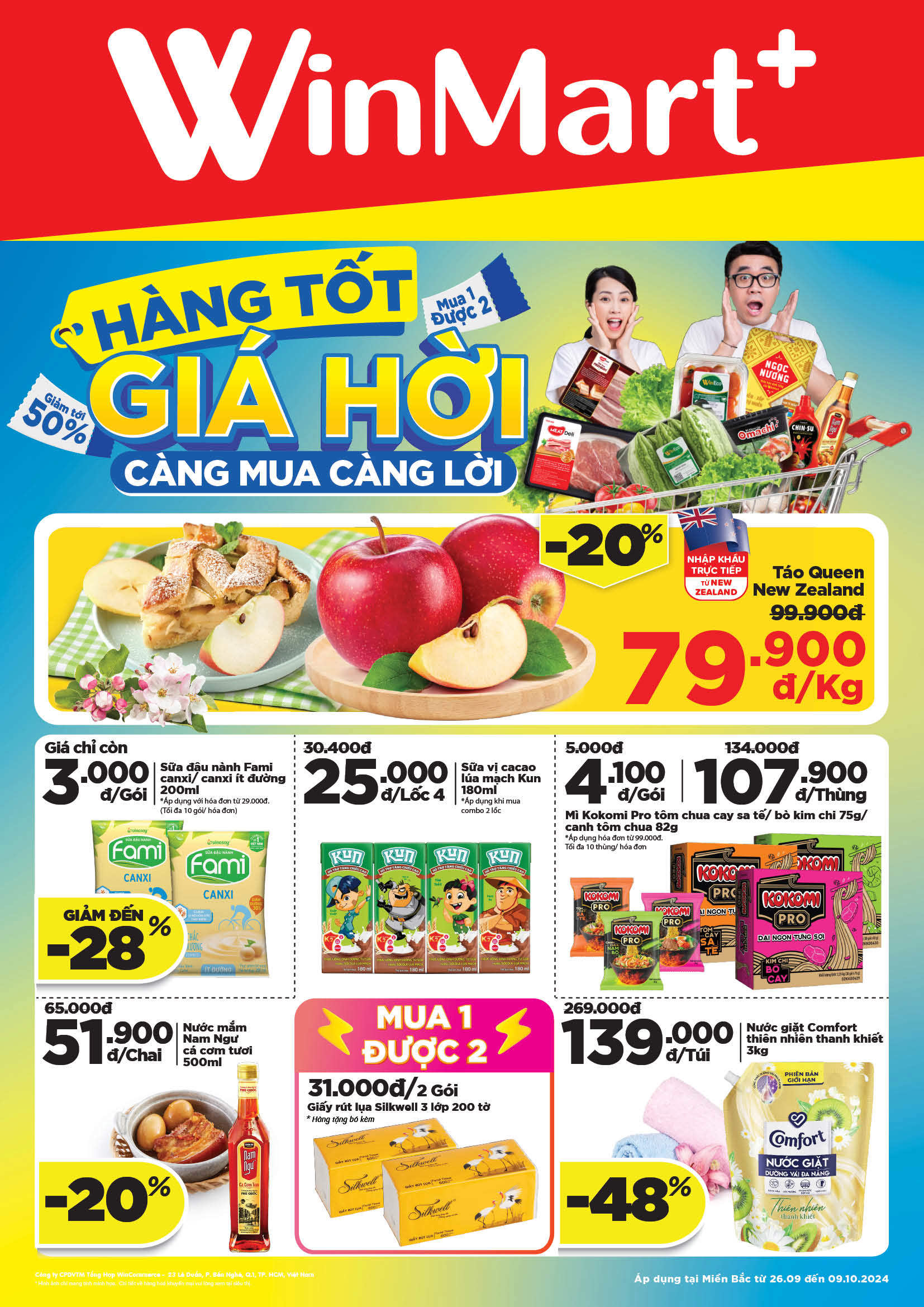 Cẩm Nang Mua sắm WinMart Plus từ 26/09-9/10 khu vực Miền Bắc_Rural