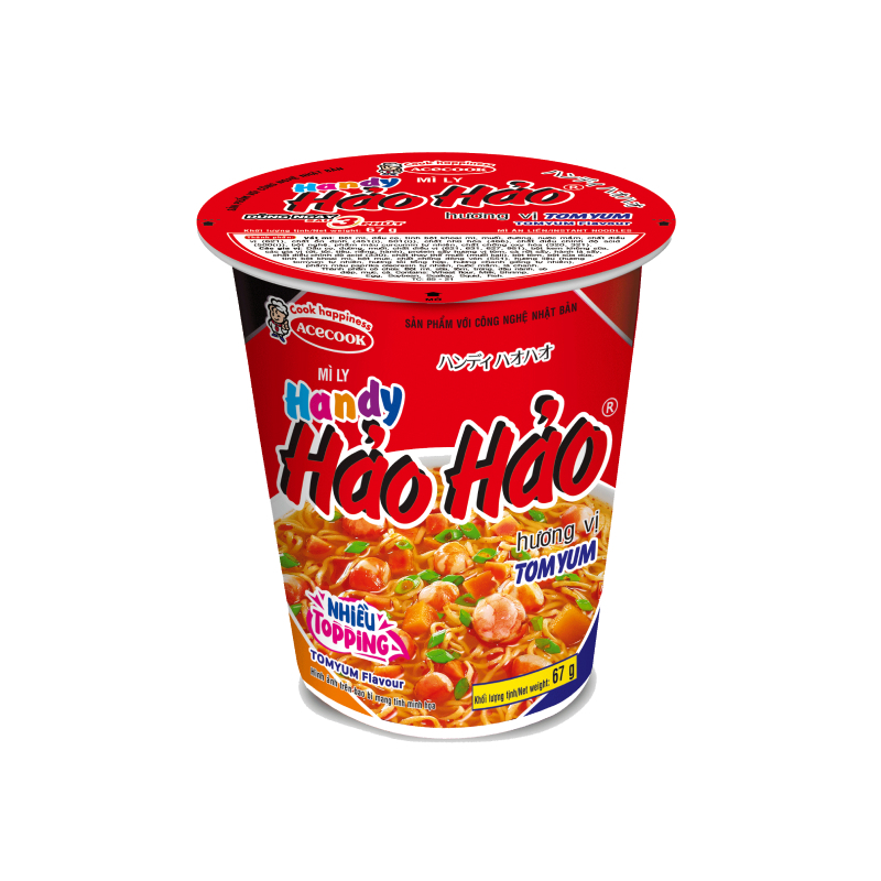 Mì ly Handy hương vị Tomyum Hảo Hảo ly 67g