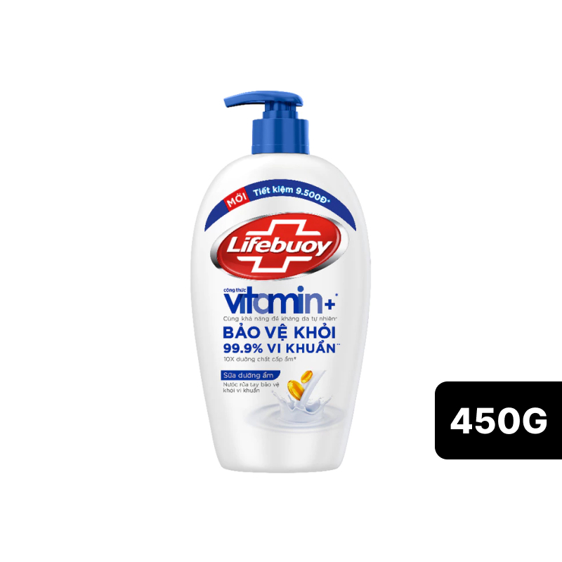 Nước Rửa Tay Lifebuoy Chăm Sóc Da Chai 500g