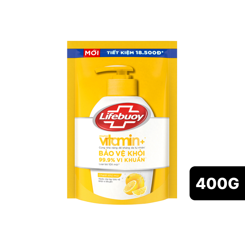 Nước Rửa Tay Lifebuoy Cho Tay Làm Bếp Túi 450g