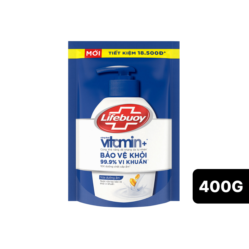 Nước Rửa Tay Lifebuoy Chăm Sóc Da Túi 450g