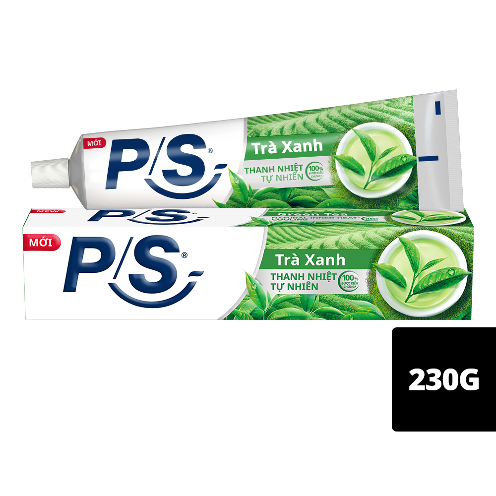 Kem Đánh Răng P/S Bảo Vệ 123 Trà Xanh Hộp 230g
