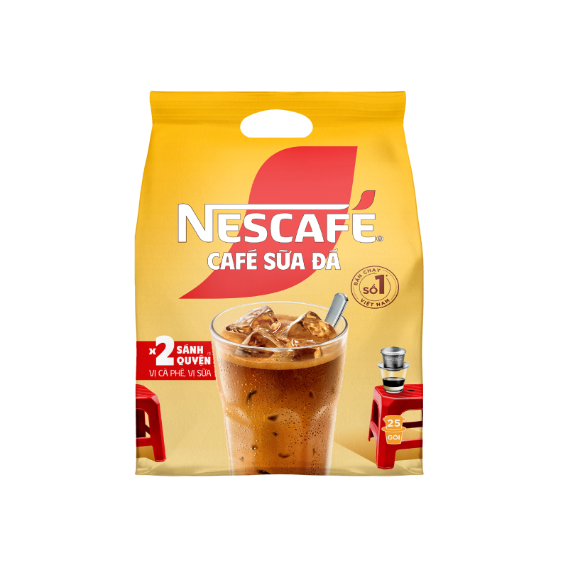Cà phê sữa đá 3in1 Nescafe 25 gói x 20g
