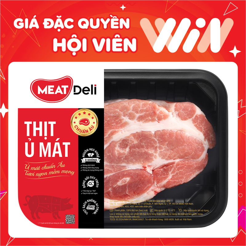 MEATDELI Thịt Nạc dăm heo (Thịt Nạc vai) (S)