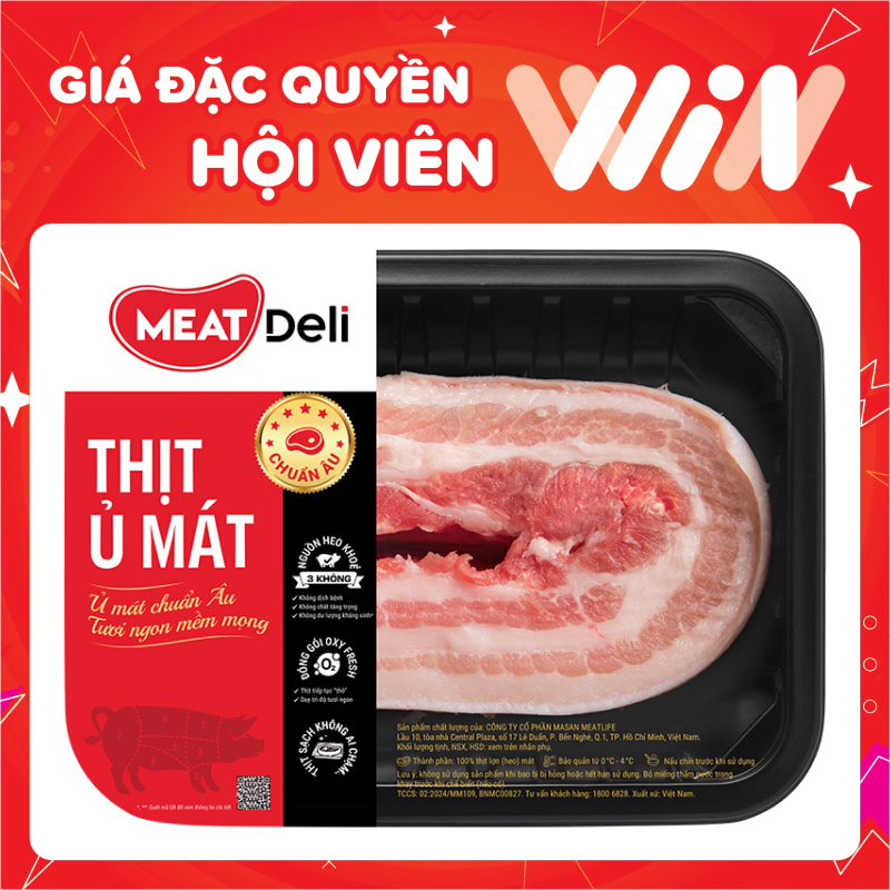 MEATDELI Thịt Ba Rọi heo (S)