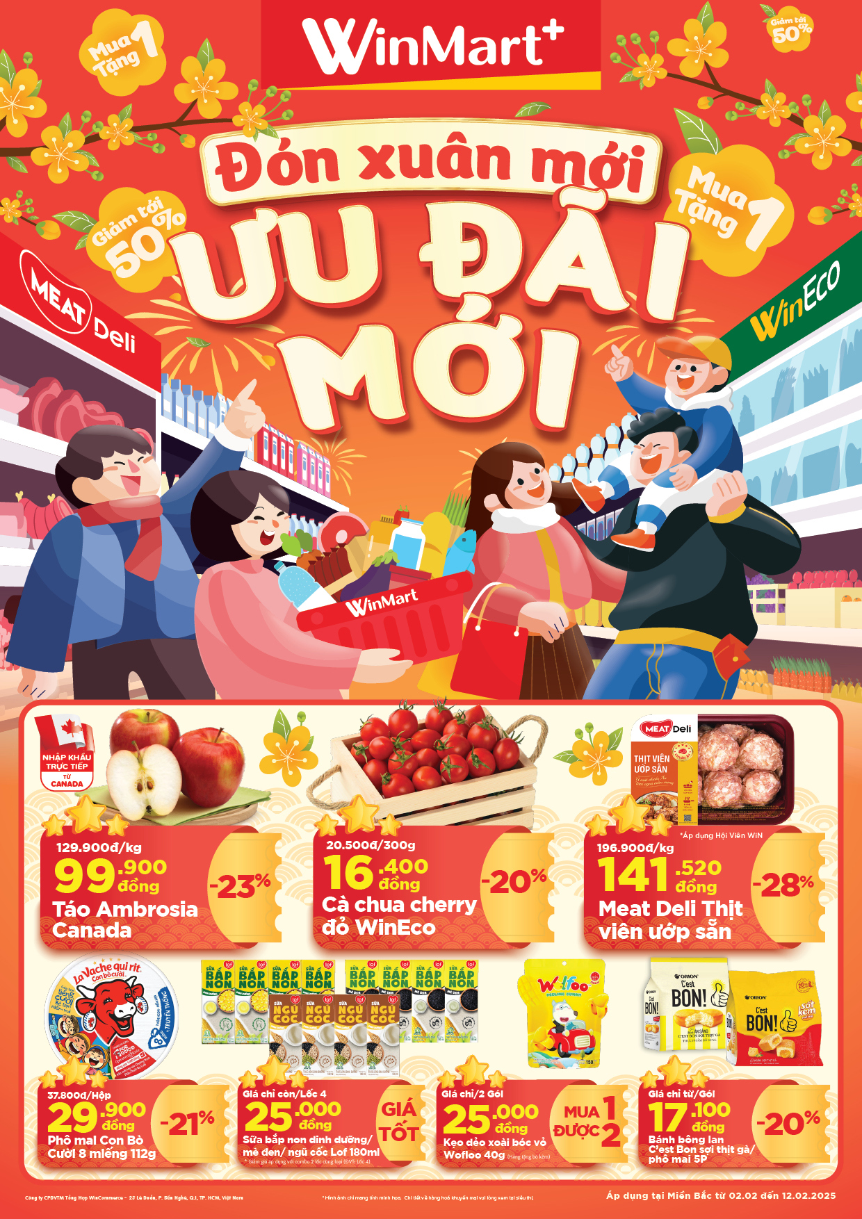 Cẩm Nang Mua sắm WinMart Plus từ 02/02/2025 - 12/02/2025 khu vực Miền ...