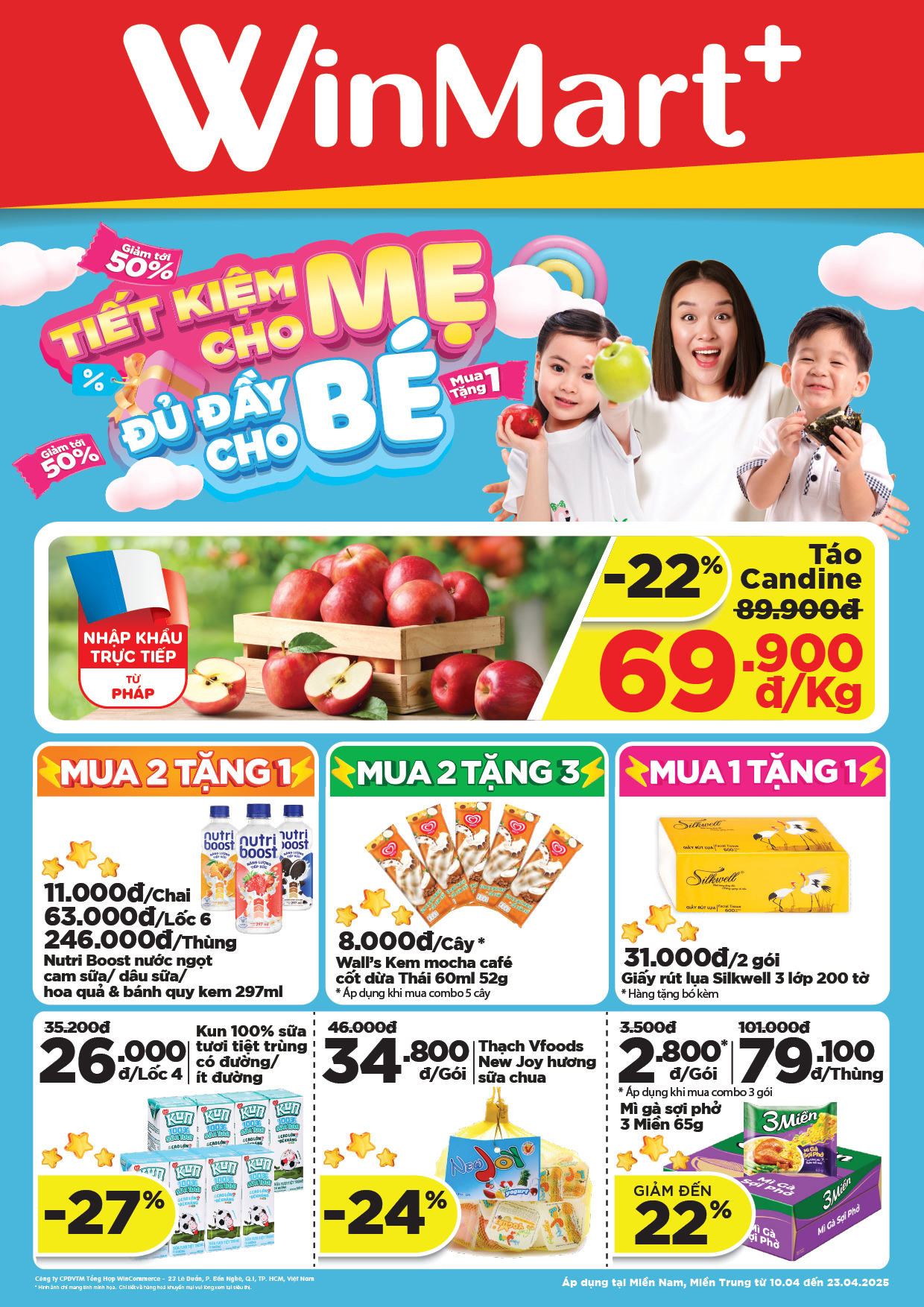 Cẩm Nang Mua sắm WinMart Plus từ 10/04/2025 - 23/04/2025 khu vực Miền ...